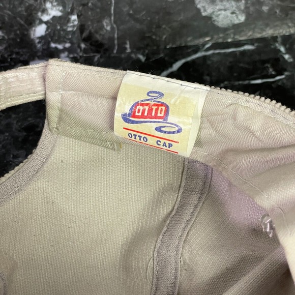 Vintage Zerek US Ski Pro Tour Beige Red Corduroy Rope Cap Hat Winter Skiing Men - Picture 7 of 7